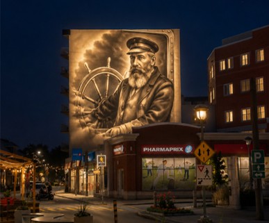 Murale lumineuse