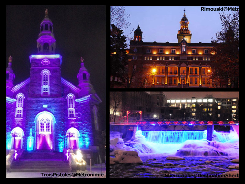 Centre-ville en lumières