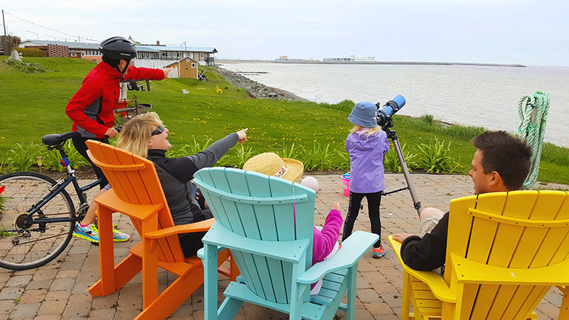 Le parc et les belvédères de Matane-sur-mer 